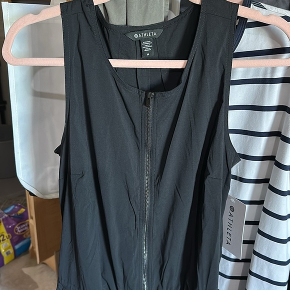 NWT Athleta Flex jumpsuit black - Picture 4 of 7